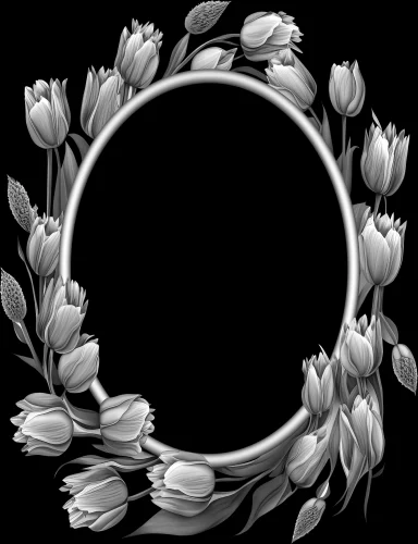 Рамка овальная
