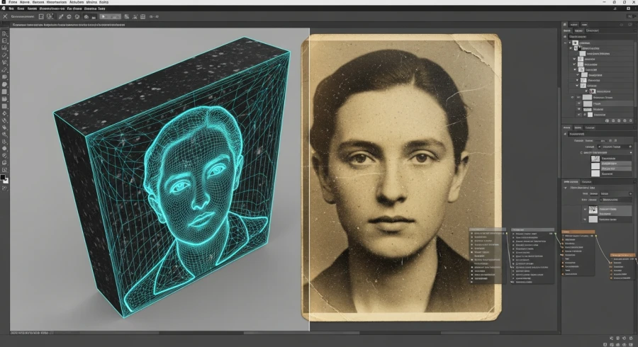 correction-portrait-3d-perspective